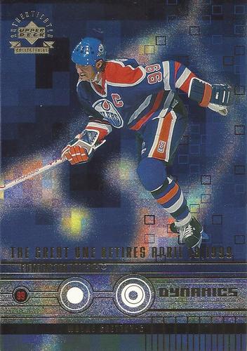 1999 Upper Deck Authenticated Wayne Gretzky Dynamics 3x5 #3 Wayne Gretzky Front