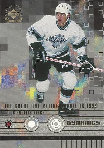 1999 Upper Deck Authenticated Wayne Gretzky Dynamics 3x5 #6 Wayne Gretzky Front