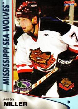 2003-04 Choice Mississippi Sea Wolves (ECHL) #7 Austin Miller Front