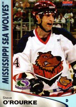2003-04 Choice Mississippi Sea Wolves (ECHL) #8 Steve O'Rourke Front