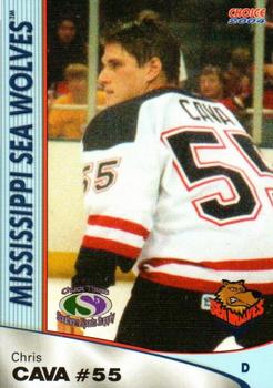 2003-04 Choice Mississippi Sea Wolves (ECHL) #19 Chris Cava Front