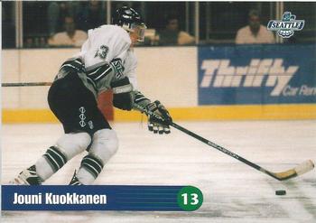 1996-97 Seattle Thunderbirds (WHL) #NNO Jouni Kuokkanen Front