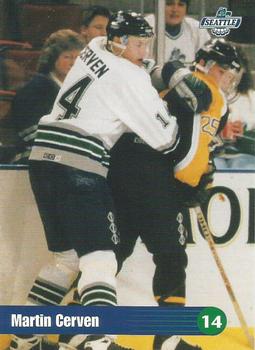 1996-97 Seattle Thunderbirds (WHL) #NNO Martin Cerven Front