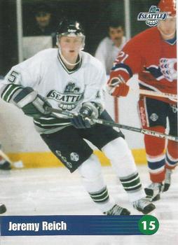 1996-97 Seattle Thunderbirds (WHL) #NNO Jeremy Reich Front