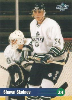 1996-97 Seattle Thunderbirds (WHL) #NNO Shawn Skolney Front