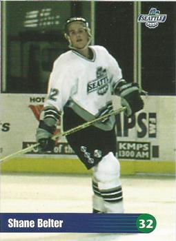 1996-97 Seattle Thunderbirds (WHL) #NNO Shane Belter Front