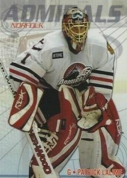 2006-07 Choice Norfolk Admirals (AHL) #1 Patrick Lalime Front