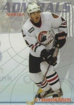 2006-07 Choice Norfolk Admirals (AHL) #5 Brandon Rogers Front
