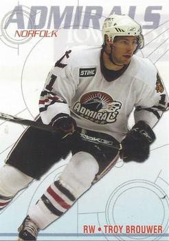 2006-07 Choice Norfolk Admirals (AHL) #12 Troy Brouwer Front