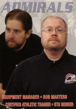 2006-07 Choice Norfolk Admirals (AHL) #28 Rob Masters / Stu Bender Front