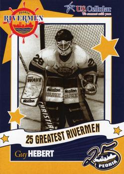 2006-07 Peoria Rivermen (AHL) 25 Greatest Rivermen #3 Guy Hebert Front