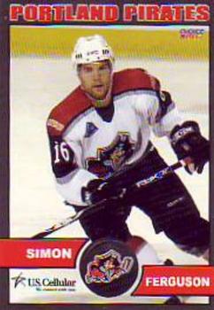 2006-07 Choice Portland Pirates (AHL) #12 Simon Ferguson Front