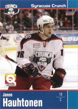 2006-07 Choice Syracuse Crunch (AHL) #12 Janne Hauhtonen Front