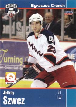 2006-07 Choice Syracuse Crunch (AHL) #16 Jeffrey Szwez Front