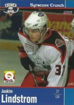 2006-07 Choice Syracuse Crunch (AHL) #25 Joakim Lindstrom Front