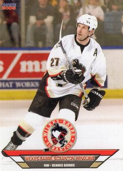 2006-07 Choice Wilkes-Barre/Scranton Penguins (AHL) #6 Dennis Bonvie Front