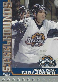 2006-07 Youngstown Steelhounds (CHL) #8 Tab Lardner Front