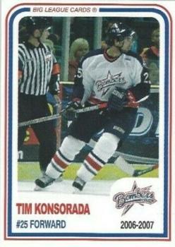 2006-07 Big League Cards Dayton Bombers (ECHL) #A-02 Tim Konsorada Front