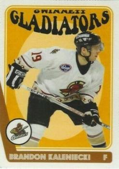 2006-07 Gwinnett Gladiators (ECHL) #11 Brandon Kaleniecki Front
