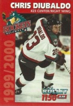 1999-00 Kelowna Rockets (WHL) #NNO Chris Di Ubaldo Front