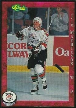 1994-95 Classic Portland Pirates (AHL) #NNO Jim Mathieson Front