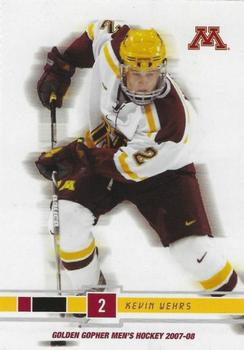 2007-08 Minnesota Golden Gophers (NCAA) #NNO Kevin Wehrs Front