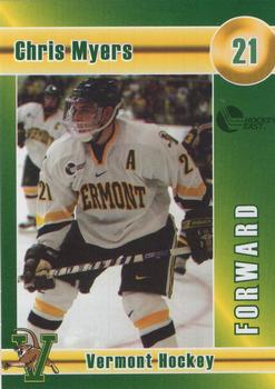 2006-07 L. Brown & Sons Vermont Catamounts (NCAA) #19 Chris Myers Front
