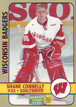 2006-07 Quaker Steak and Lube Wisconsin Badgers (NCAA) #NNO Shane Connelly Front