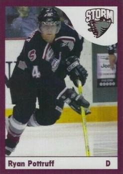 2006-07 M&T Printing Guelph Storm (OHL) #01-03 Ryan Pottruff Front