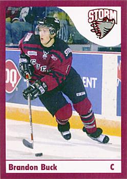 2006-07 M&T Printing Guelph Storm (OHL) #01-05 Brandon Buck Front