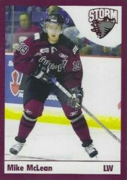 2006-07 M&T Printing Guelph Storm (OHL) #1-13 Mike McLean Front