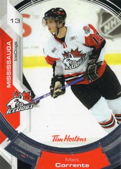 2006-07 Extreme Mississauga IceDogs (OHL) #24 Matt Corrente Front