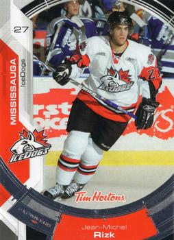 2006-07 Extreme Mississauga IceDogs (OHL) #27 Jean-Michel Rizk Front