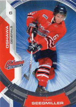 2006-07 Extreme Oshawa Generals (OHL) #17 Matt Seegmiller Front