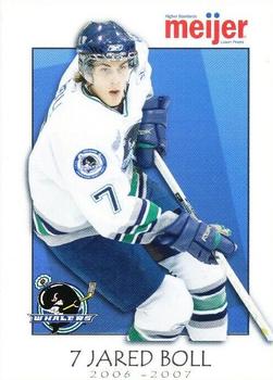 2006-07 Meijer Plymouth Whalers (OHL) #NNO Jared Boll Front