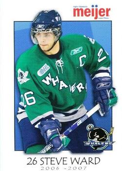 2006-07 Meijer Plymouth Whalers (OHL) #NNO Steve Ward Front