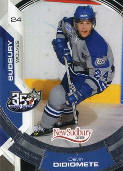 2006-07 Extreme Sudbury Wolves (OHL) #10 Devin DiDiomete Front