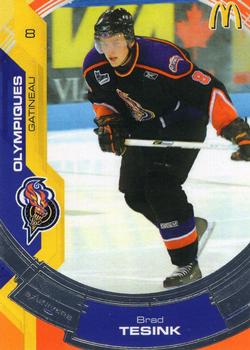 2006-07 Extreme Gatineau Olympiques (QMJHL) #8 Brad Tesink Front