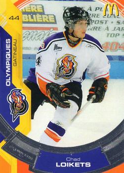 2006-07 Extreme Gatineau Olympiques (QMJHL) #24 Chad Loikets Front