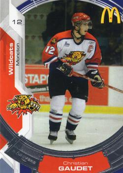 2006-07 Extreme Moncton Wildcats (QMJHL) #24 Christian Gaudet Front
