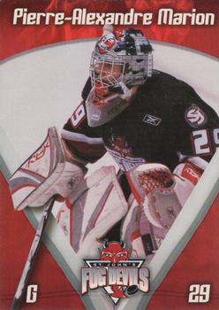 2006-07 St. John's Fog Devils (QMJHL) #17 Pierre-Alexande Marion Front
