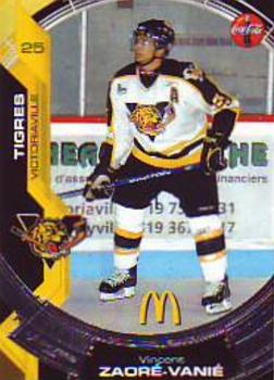 2006-07 Extreme Victoriaville Tigres (QMJHL) #18 Vincent Zaore-Vanie Front