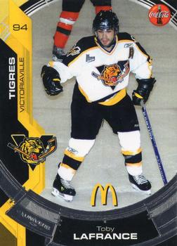 2006-07 Extreme Victoriaville Tigres (QMJHL) #24 Toby Lafrance Front