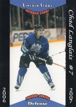 2006-07 Blueline Booster Club Lincoln Stars (USHL) Update #8-T Chad Langlais Front
