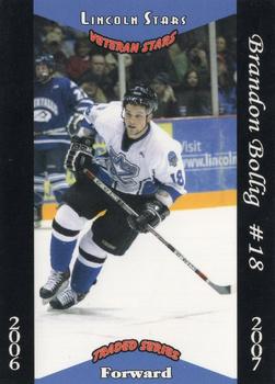 2006-07 Blueline Booster Club Lincoln Stars (USHL) Update #11-T Brandon Bollig Front