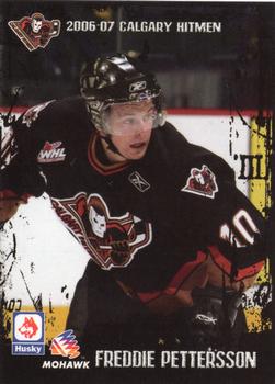 2006-07 Husky/Mohawk/Calgary Herald Calgary Hitmen (WHL) #NNO Fredrik Pettersson Front