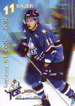 2006-07 Concord Pacific Kootenay Ice (WHL) #3 Clayton Bauer Front