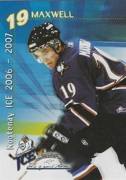 2006-07 Concord Pacific Kootenay Ice (WHL) #16 Ben Maxwell Front