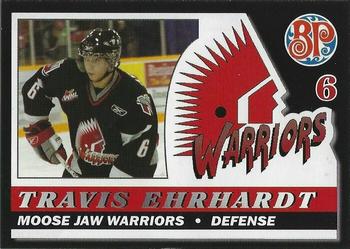 2006-07 Moose Jaw Warriors (WHL) #3 Travis Ehrhardt Front