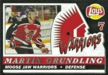 2006-07 Moose Jaw Warriors (WHL) #7 Martin Grundling Front